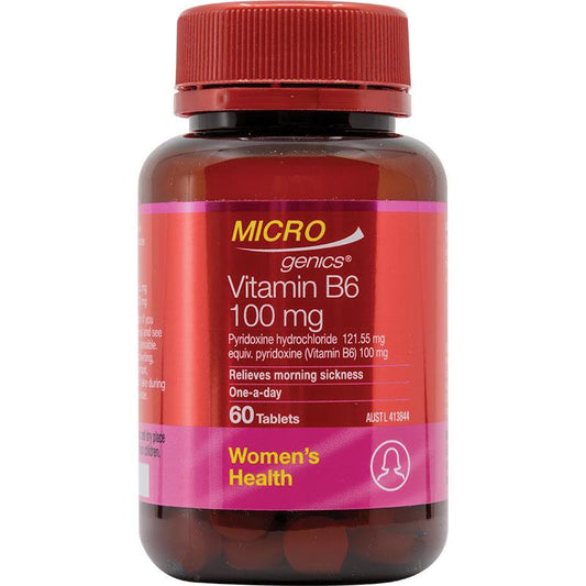 Microgenics Vitamin B6 100mg 60 Viên 