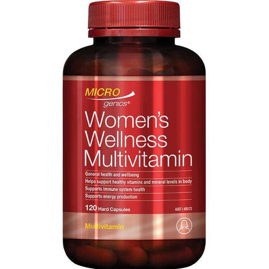 Viên uống bổ sung vitamin tổng hợp cho phụ nữ Microgenics 120 viên 