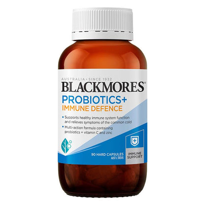 Blackmores Probiotics+ Immune Defence 90 Viên nang Kích thước độc quyền 