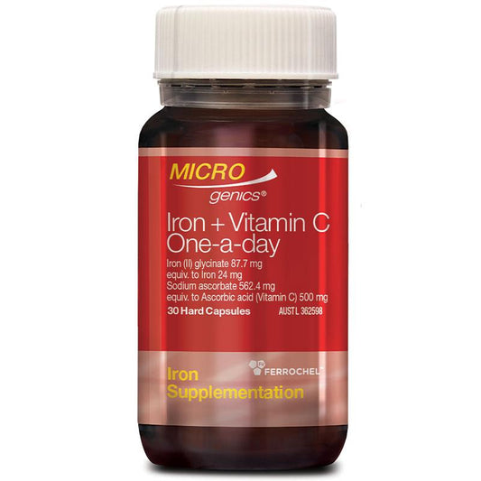 Microgenics Iron + Vitamin C One A Day 30 Viên 