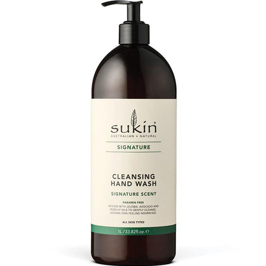Sữa rửa tay dạng bơm Sukin Signature Cleansing 1 lít 