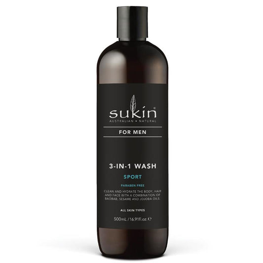 Sukin 男士三效合一运动沐浴露 500ml 