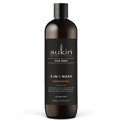 Sukin 男士三效合一活力沐浴露 500ml 