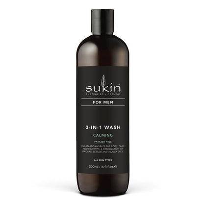 Sukin 男士三效舒缓沐浴露 500ml 