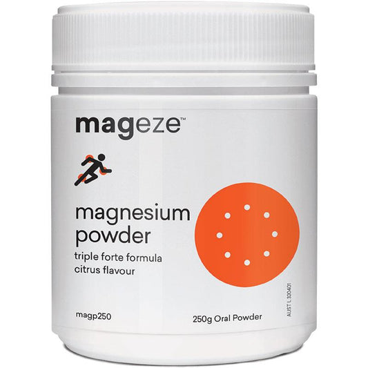 Bột magie Mageze Triple Forte Citrus 250g 
