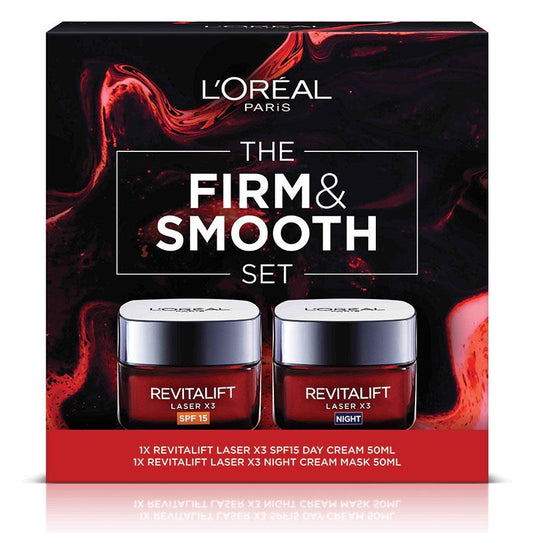 Bộ sản phẩm 2 món L'Oreal Paris Revitalift Laser The Firm &amp; Smooth 