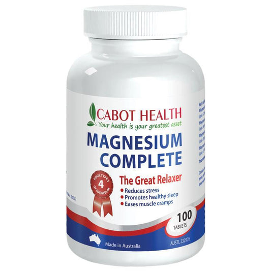 Cabot Health HD Magnesium Complete 100 Viên 