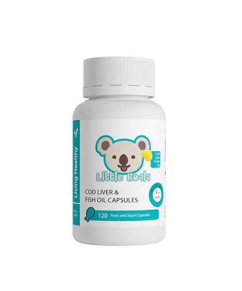 Living Healthy 鳕鱼肝鱼油 120 粒胶囊