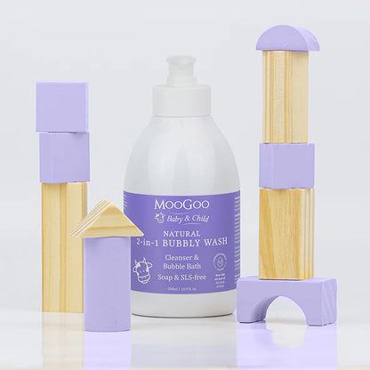 MooGoo Baby And Child 2 In 1 Bubbly Wash 500ml