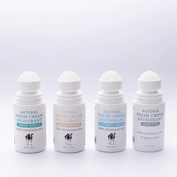 MooGoo Natural Fresh Cream Deodorant Lemon Myrtle 60ml