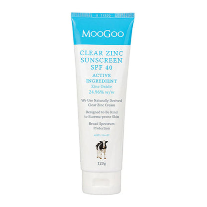 MooGoo Clear Zinc Sunscreen SPF40 200g
