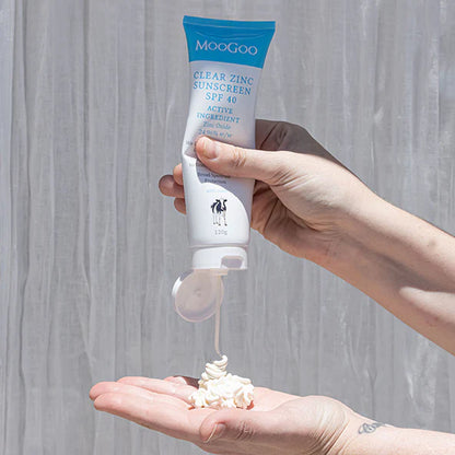 MooGoo Clear Zinc Sunscreen SPF40 200g