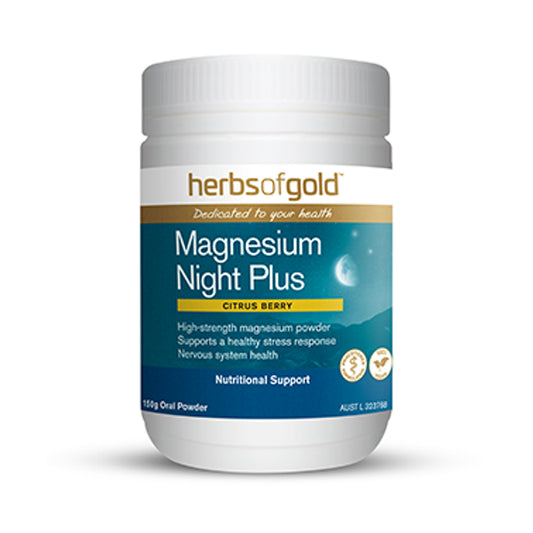 Herbs of Gold Magnesium Night Plus 150g Bột uống 