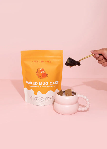 Naked Harvest Salted Caramel Brownie Mug Cake
