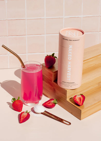 Naked Harvest Sweet Strawberry Natural Pre-workout