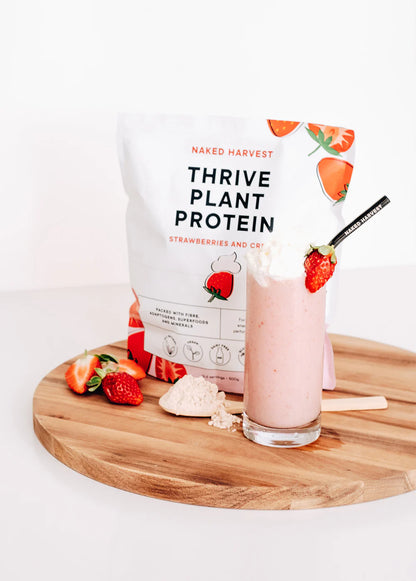 Naked Harvest Strawberries & Cream Plant Protein