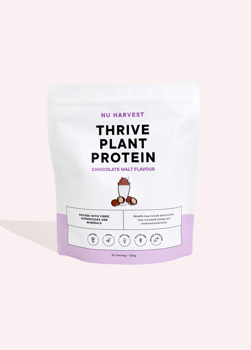 Naked Harvest Choc Malt Plant Protein