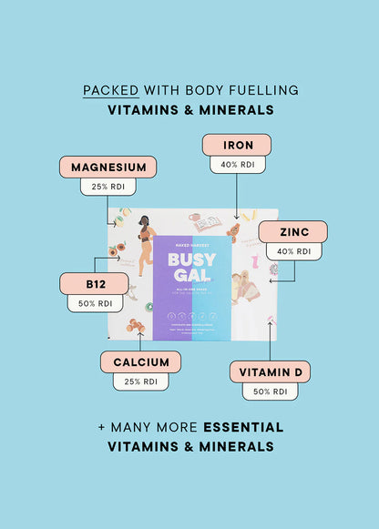 Naked Harvest Mix Pack Busy Gal All-in-one Shake