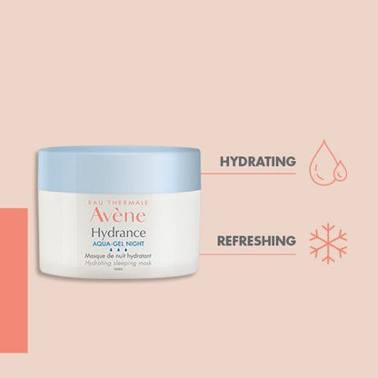 Mặt nạ ngủ cấp nước Avene Hydrance Hydrating Sleeping Mask 50ml - Kem dưỡng ẩm ban đêm cho da mất nước 