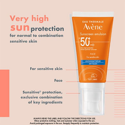 雅漾防晒乳液 SPF 50+ 50ml - 适合敏感肌肤