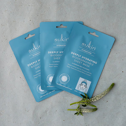 Sukin Hydration 深层保湿可生物降解面膜 25ml 