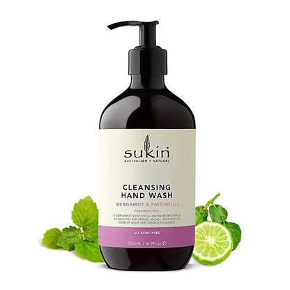 Sukin 清洁洗手液 佛手柑和广藿香 500ml 