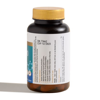 Herbs of Gold Tyrosine 1000 60 Tablets
