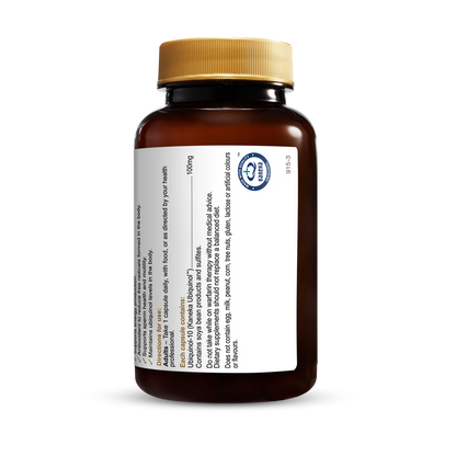 Herbs of Gold Ubiquinol 100mg 60 Capsules
