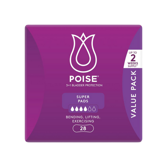 Poise Super Pads Bulk 28