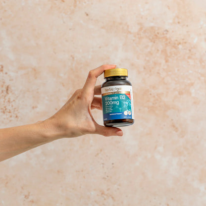 Herbs of Gold Vitamin B2 200mg 60 Tablets