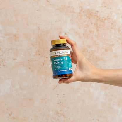 Herbs of Gold Vitamin B3 500mg 60 Tablets