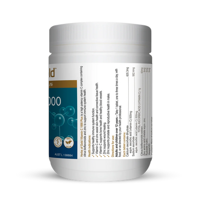 Herbs of Gold Vitamin C 1000 Plus 120 Tablets
