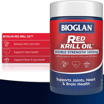 Bioglan Red Krill Oil 1000mg 60 Capsules