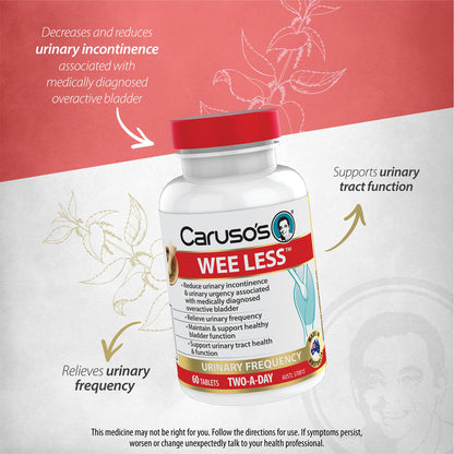 Caruso's Wee Less 60 Tablets