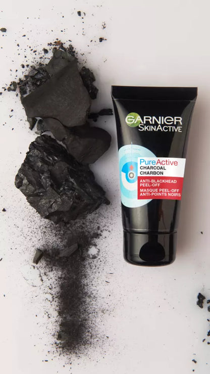 Garnier Skin Active Pure Active Charcoal Anti-Blackhead Peel Off Mask 50ml