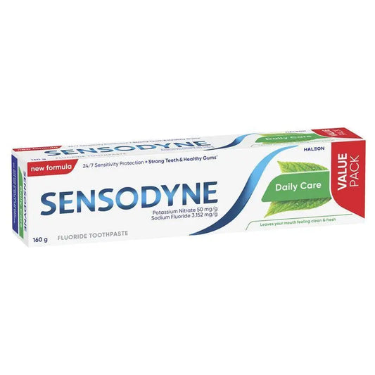 Sensodyne Sensitive Teeth Daily Care Toothpaste 160g (Exclusive Size)