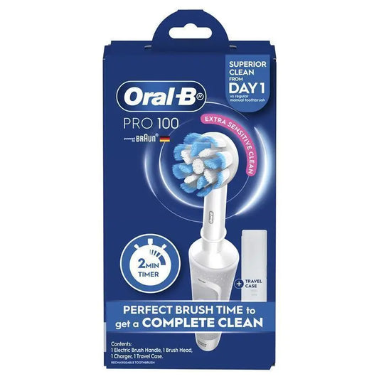 Oral B Pro 100 Gum Care Power Toothbrush White
