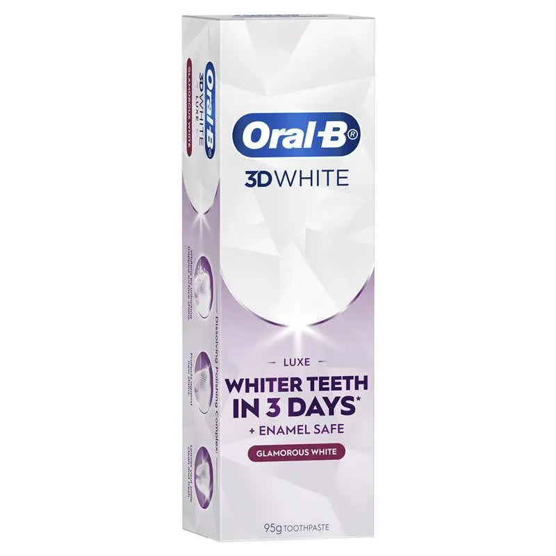 Oral B 3D White Luxe Glamorous White Toothpaste 95g