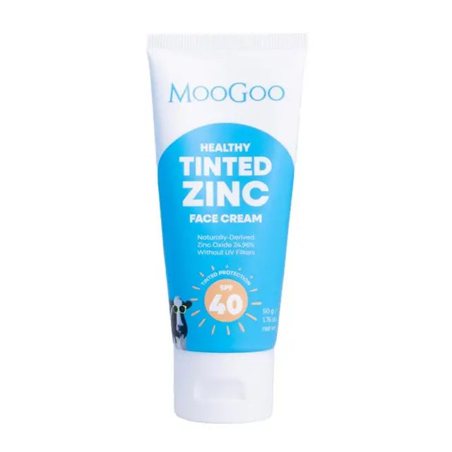 MooGoo Natural Tinted SPF40 Face Cream 50g
