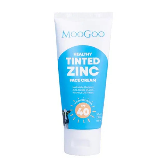 MooGoo Natural Tinted SPF40 Face Cream 50g