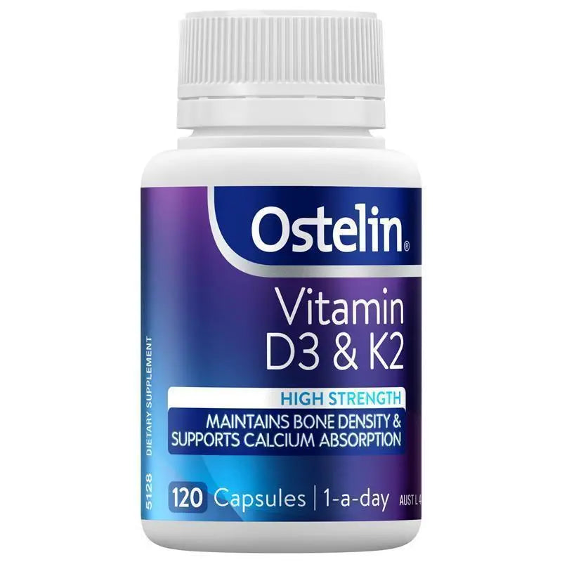 Ostelin Vitamin D3 & K2 120 Tablets CWH Exclusive Size