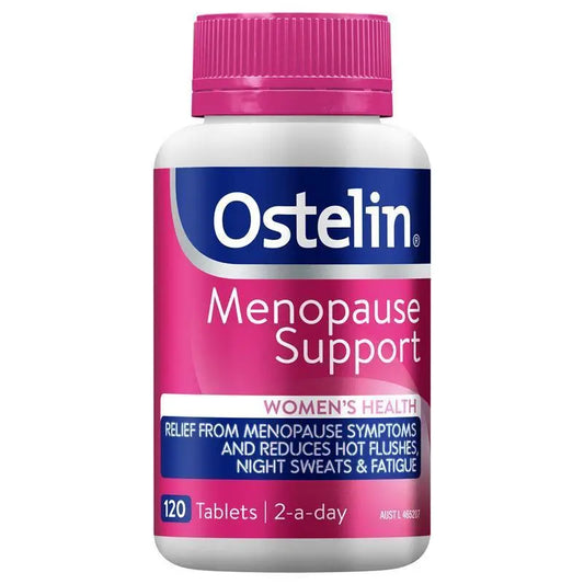 Ostelin Menopause Support 120 Tablets Exclusive Size
