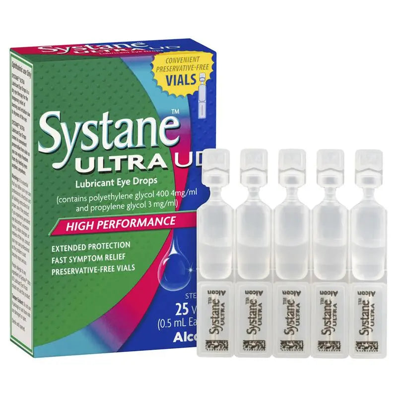 Systane Ultra 润滑眼药水 无防腐剂 单位剂量 25 x 0.5ml 小瓶