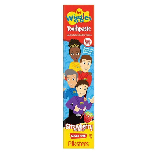Piksters The Wiggles Toothpaste Sugar Free Strawberry Ages 2-5 96g