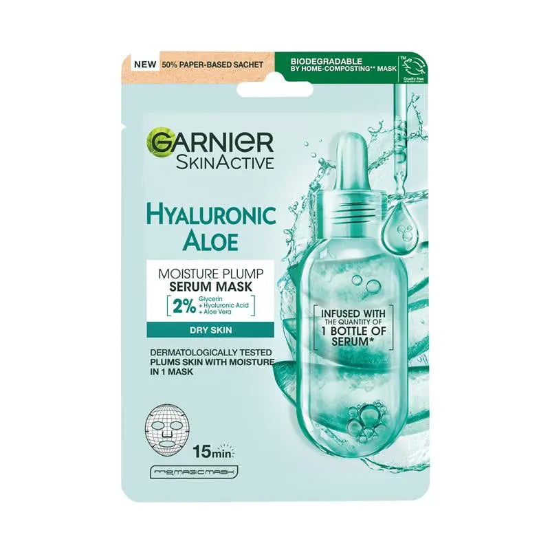 Garnier Hydra Bomb Hyaluronic Aloe Vera Serum Sheet Mask