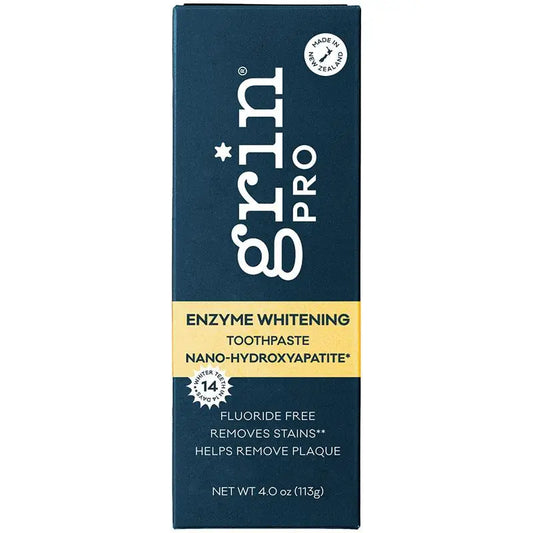 Grin Toothpaste Pro Enzyme Whitening + Nano-Hydroxyapatite Fluoride Free 113g