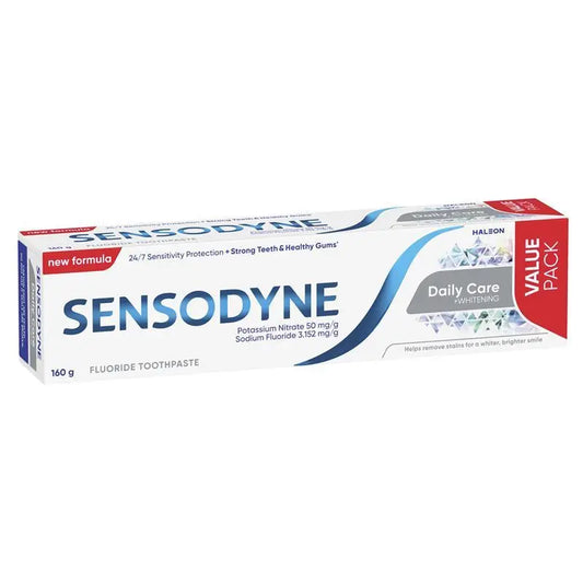 Sensodyne Toothpaste Daily Care + Whitening 160g Exclusive Size