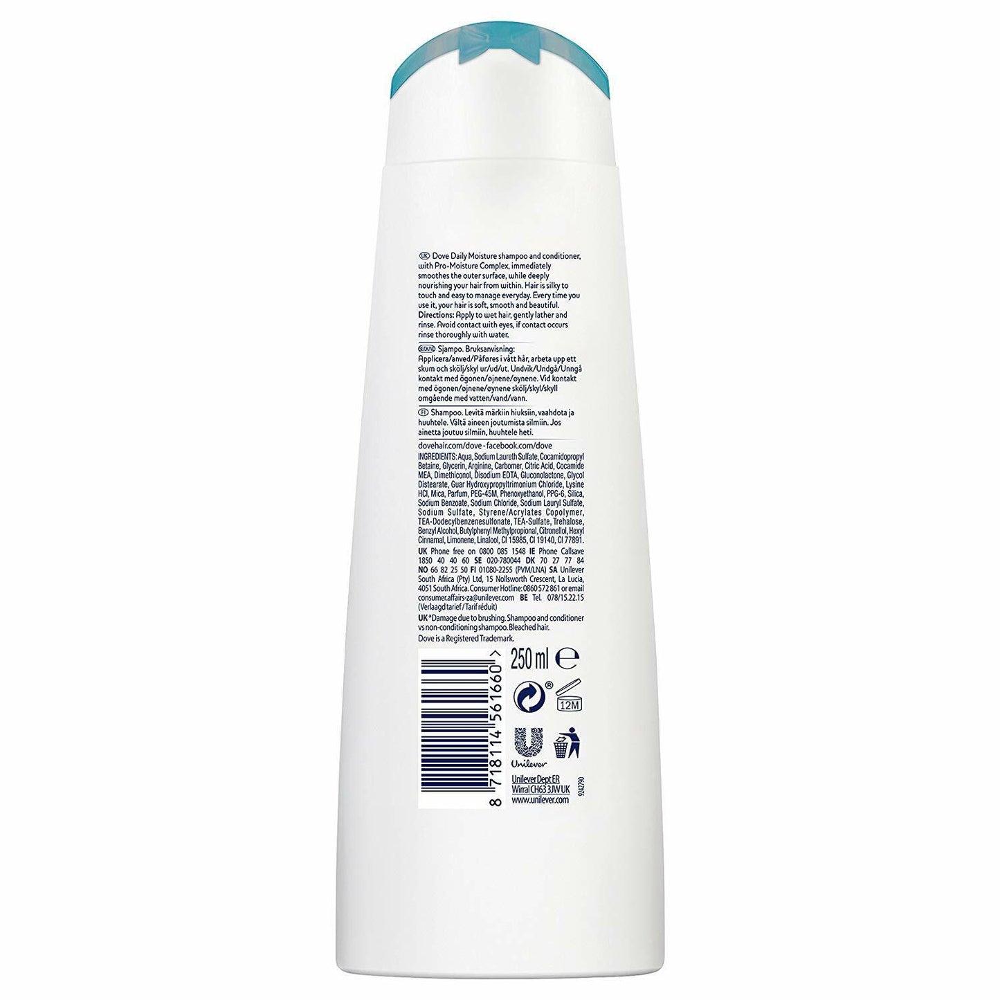Dove Daily Moisture Shampoo 250ml