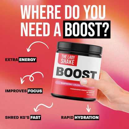 The Lady Shake Boost Raspberry