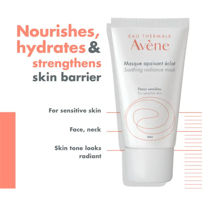 Avene Soothing Radiance Mask 50ml - Mask for Dry Sensitive skin